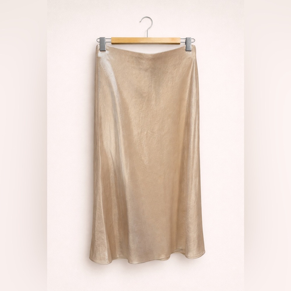 Wilfred Gold Maxi Skirt